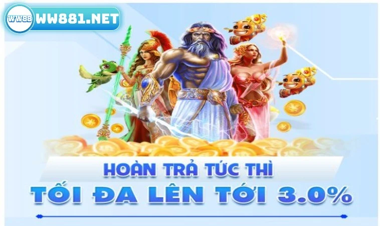 Hoàn Trả Tức Thì - Thỏa Sức Cá Cược Nhận Về 3% Tổng Cược 1 Giới thiệu về sự kiện hoàn trả tức thì