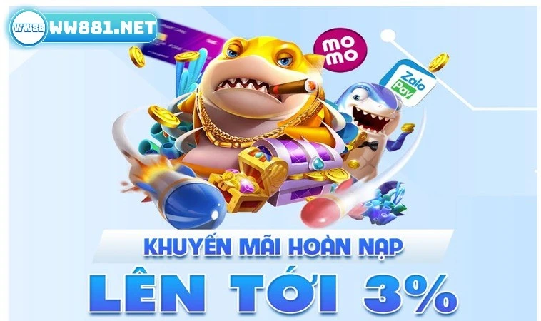 Khuyến Mãi Hoàn Nạp WW88 Với Tổng Tiền Thưởng Lên Đến 3% 1 Khám phá đôi nét về khuyến mãi hoàn nạp WW88